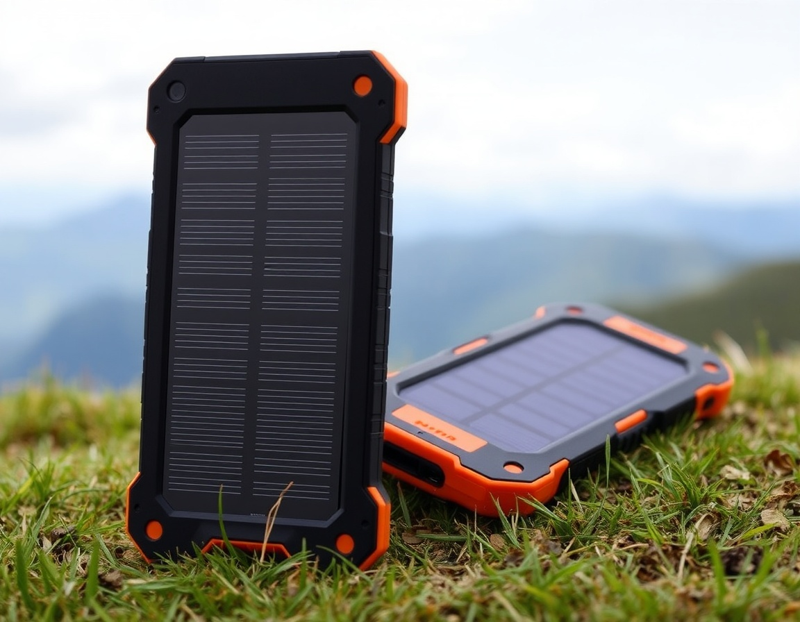 SolarPower Powerbank für zuverlässige Versorgung jeder Wanderung solarbetriebene Powerbank