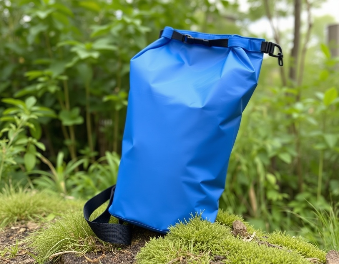 FlexiDry Drybag – Wasserdichter Packsack für Outdoor-Abenteuer blauer Drybag