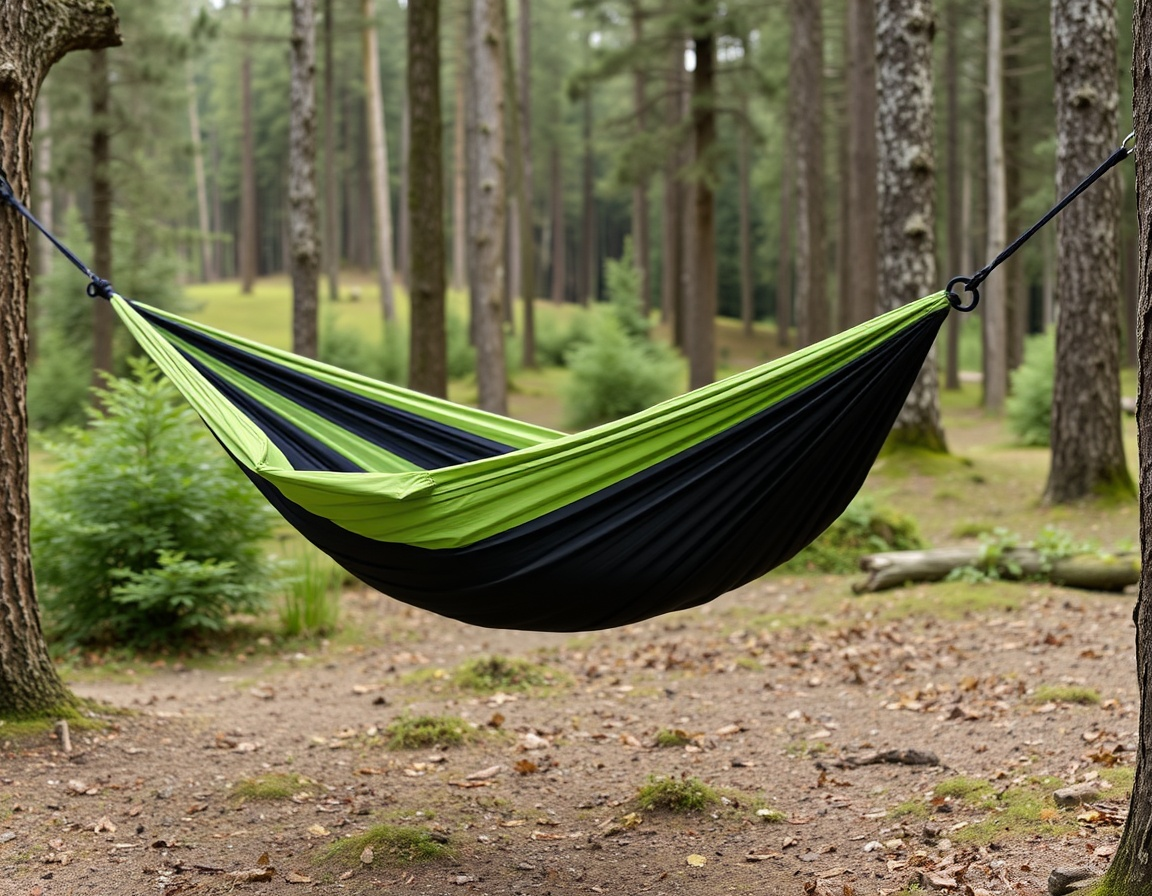 RelaxHammock – Robuste Hängematte für entspannte Outdoor-Momente grüne Hängematte